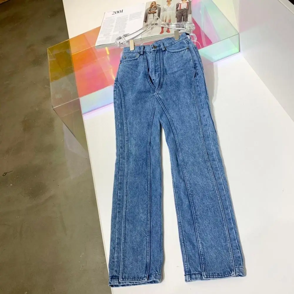 Luxury High 2021 Quality Women Blue Denim Pants Trouse For Ladies Causal Cowboy Jeans Ddxgz1 11.05