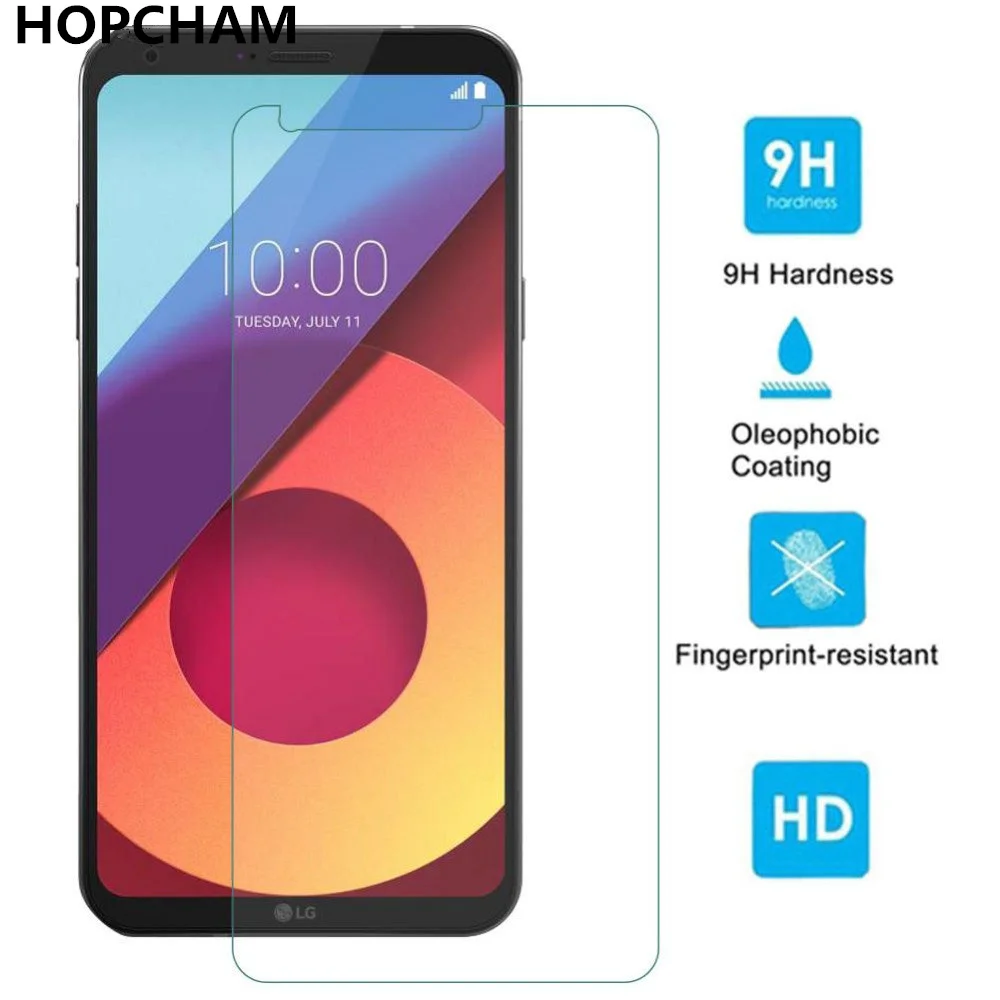 Защитное стекло HOPCHAM закаленное 9H 2.5D для LG G7 ThinQ Q6/G7/G5/G4/6/5/4/7/6G|Защитные стёкла и