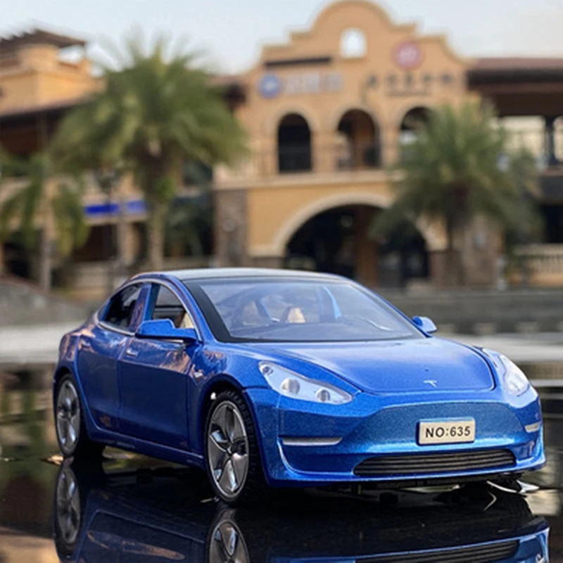 Новинка 2021 1:32 Tesla MODEL X 3 S модель автомобиля из сплава литой игрушечный автомобиль