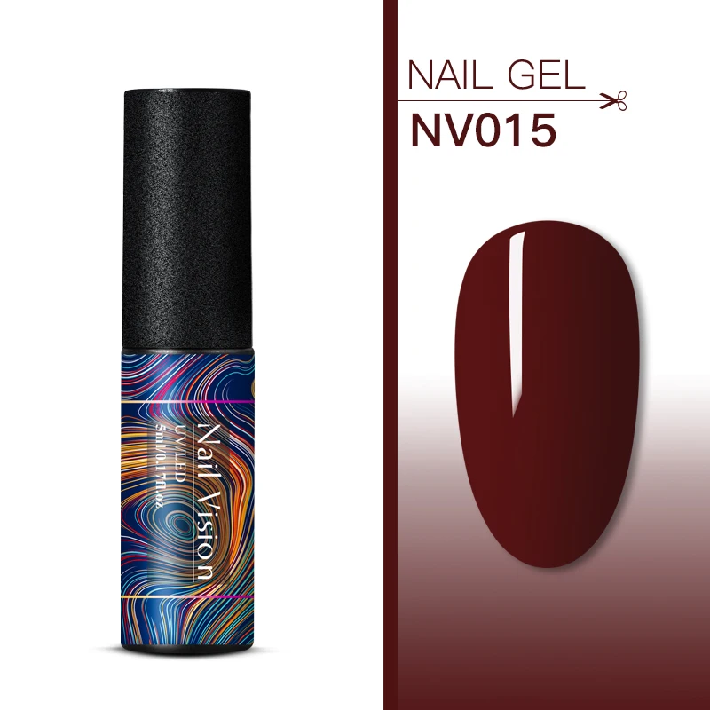S06610 Nail Vision, 176 цветов, чистый цвет, набор гель-лаков, UV Vernis, полуперманентный, впитывающий, 5 мл, Гель-лак для ногтей, маникюра - Цвет: S06610