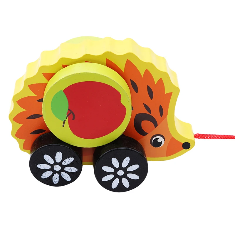 

Hedgehog Snail Toddler Cart Children Early Education Puzzle Baby Toddler Creative Drag Pull Cable Toy Novelty Interesting Toys