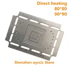 Трафарет с прямым нагревом 80*80 90*90 KE4CN4K6A KE4BT4B6A KE4CN3K6A EMMC 153 169 0,3 мм BGA153 BGA169 BGA