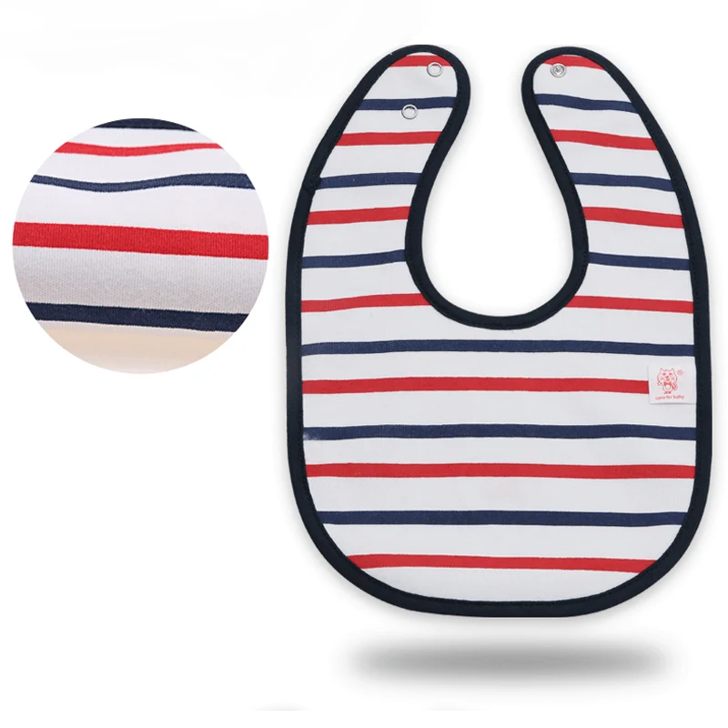 Имитация галстука детская бандана нагрудник двусторонний комбинезон в полоску