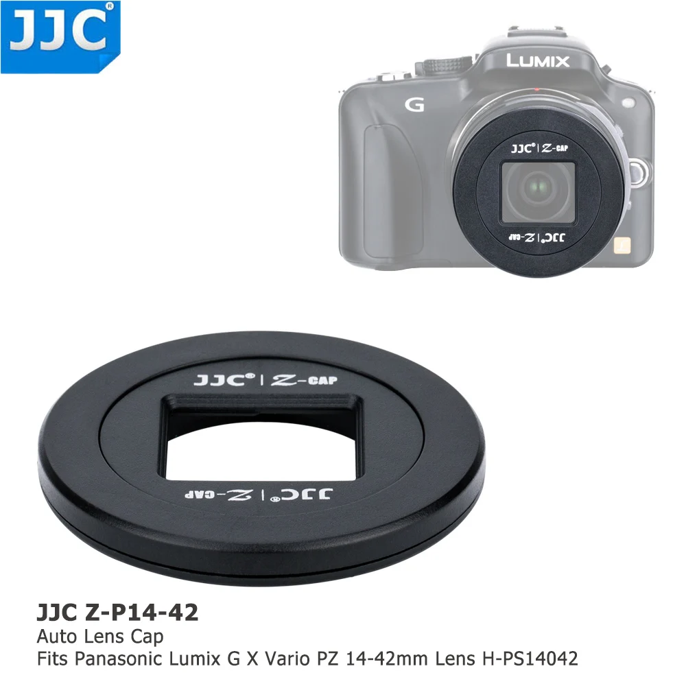 JJC Камера авто крышка объектива для Panasonic Lumix G X Vario PZ 14-42 мм объектив H-PS14042 объектив