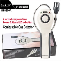 syxlif gas sensor detector combustible gas detector methane propane detect gas leak detector co%e2%82%82 alarming light detection tool