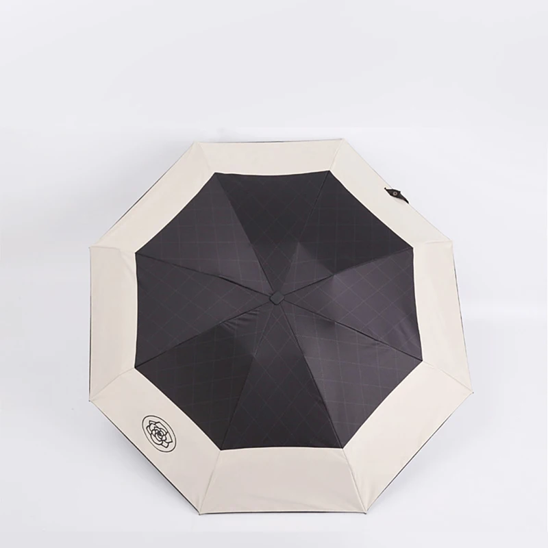 Camellia Ladies Women Umbrella Windproof UV Protection Sun Umbrellas Girl Female Parasol Pocket Five Folding Small Mini Brand | Дом и сад