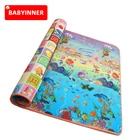 Babyinner детский игровой коврик 2,5 см двусторонний детский коврик для лазания нескользящий EPE коврик для новорожденных водонепроницаемый коврик для малышей