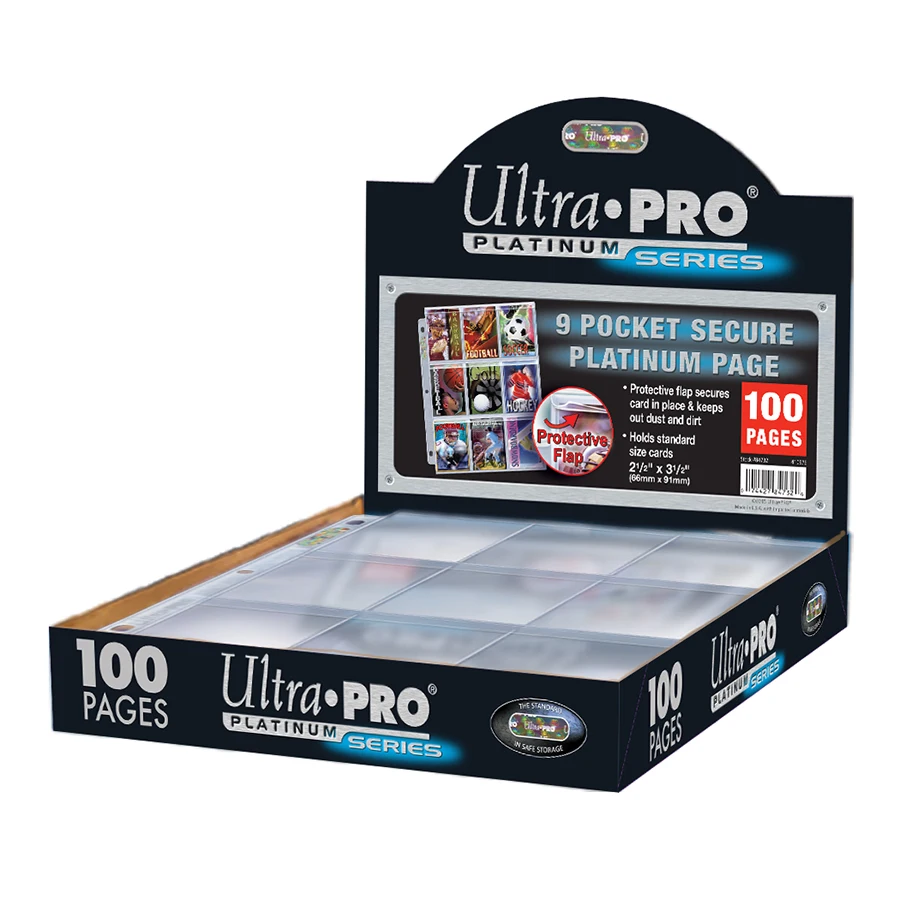 20 шт./лот Ultra.Pro 9 закрытых карманов карточки для настольных игр держатели карт