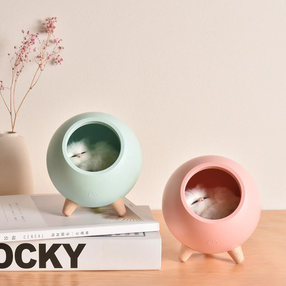 

Lovely Pet Lamp Desk Lamp Bedroom Decoration Children's Night Light Personalized Gift For Home Kawaii Room Decor Small Lamp