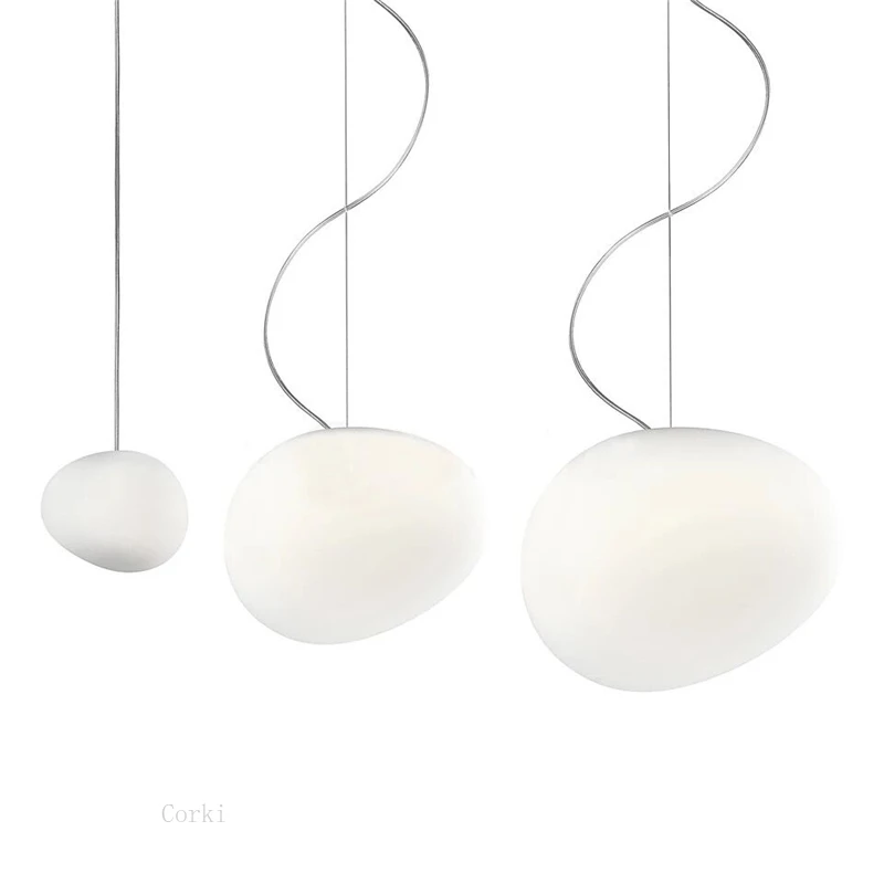 Современный подвесной светильник с галькой итальянский Foscarini Gregg светодиодный из
