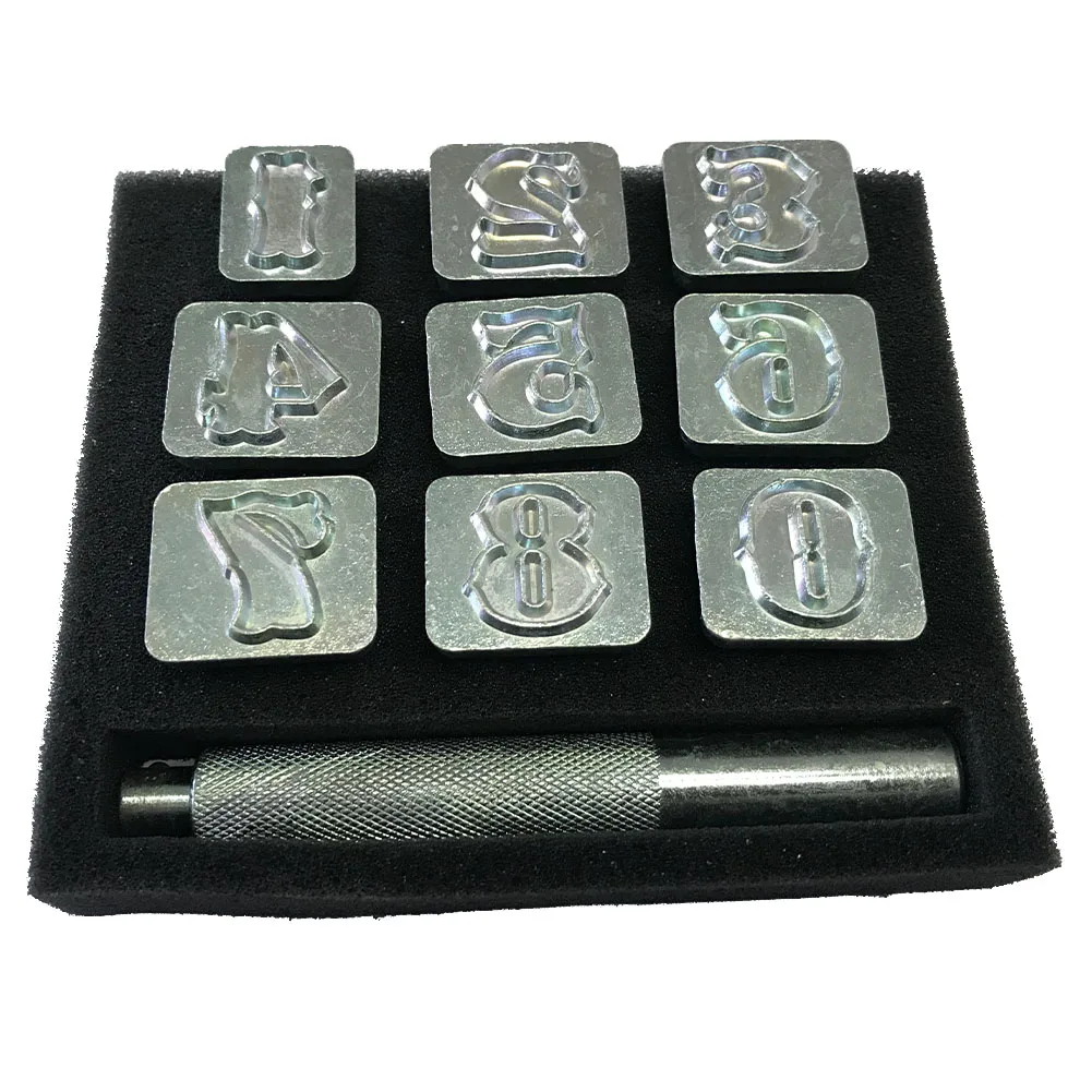 Набор штампы буквы из кожзаменителя для творчества E2S|Штамповка| |