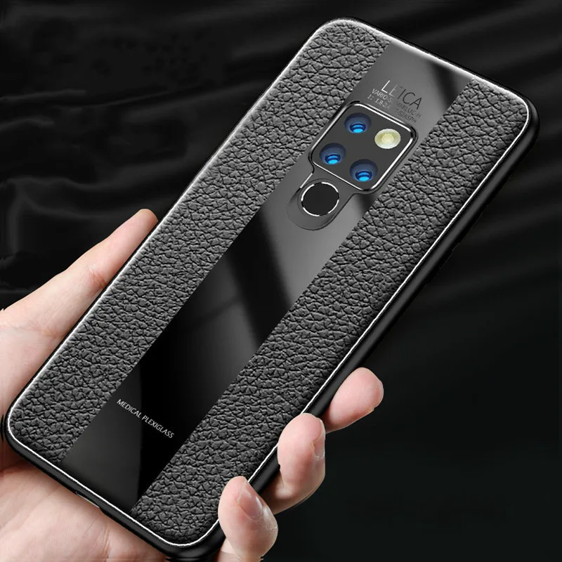 Для huawei mate 20 10 pro x чехол Porsche Дизайн Кожа PU Мягкий Силиконовый ТПУ защитный для