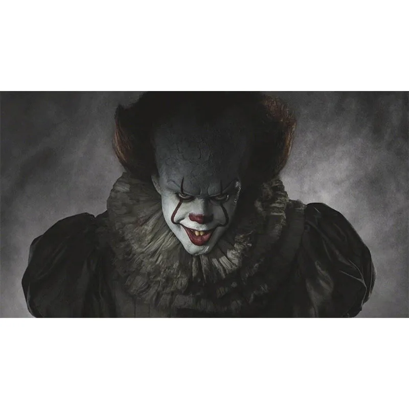 Прямая поставка силиконовая маска клоуна на спину Cos набор голов реквизит из