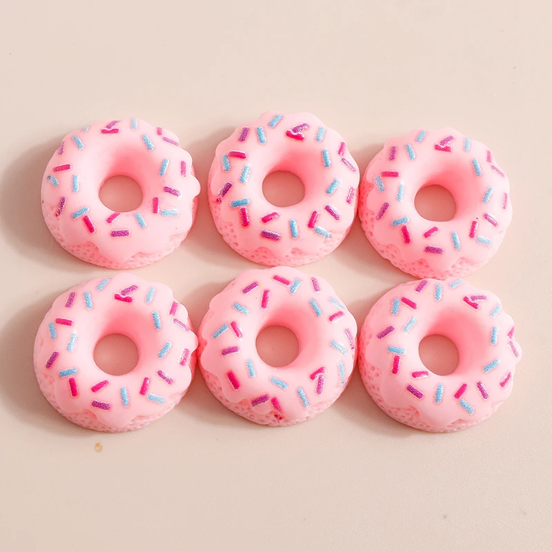 10 шт. микс Мини Милая еда десерт пончик торт с плоским основанием кабошон