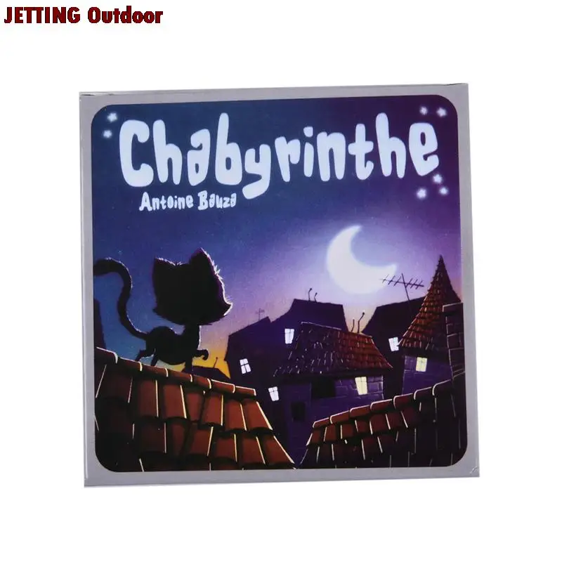 

Chabyrinthe Board Games Cute Kitten Cards English Version Home Party Game
