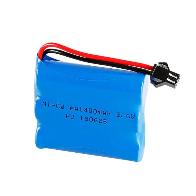 Upgrade 3.6v 1400mah NiCD Battery For Rc Toys Cars Tanks Trucks Robots Guns Boats AA Ni-CD Rechargeable Pack 3pcs | Игрушки и хобби