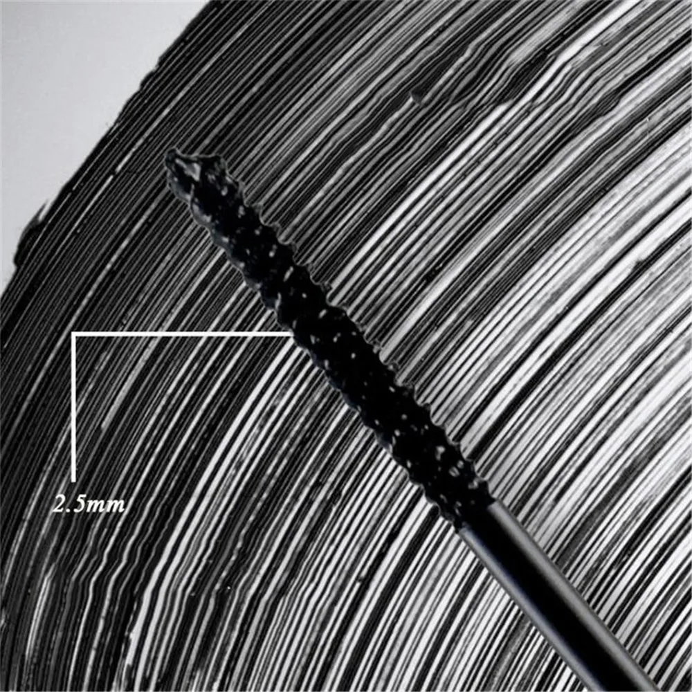 Ресницы Тушь 3D волокно для ресниц черные длинные ресницы силиконовая кисть изгиб