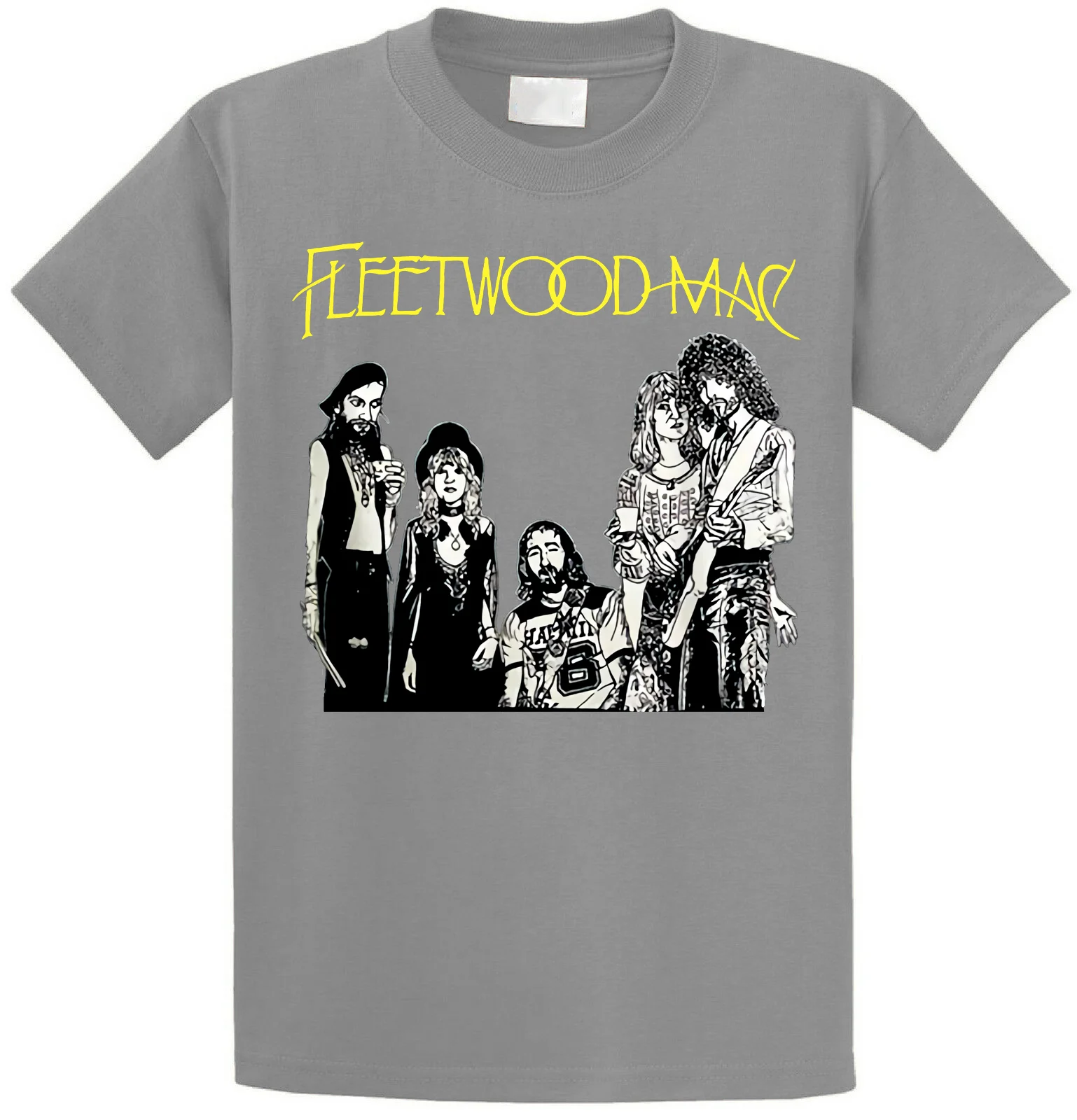 Fleetwood Mac Dreams цепочка цыганские слухи Черная футболка для поклонников рок S-6XL - Цвет: Серый