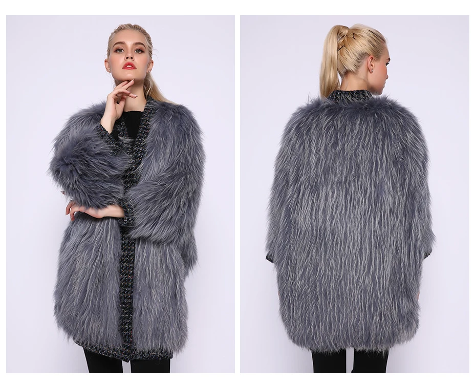 JEPLUDA Luxury высокое качество женская куртка из натурального меха лиса свободная стиль без размера мягкая удобная пальто из натурального меха лисица вязаное Plus Size шуба натуральный мех лисы