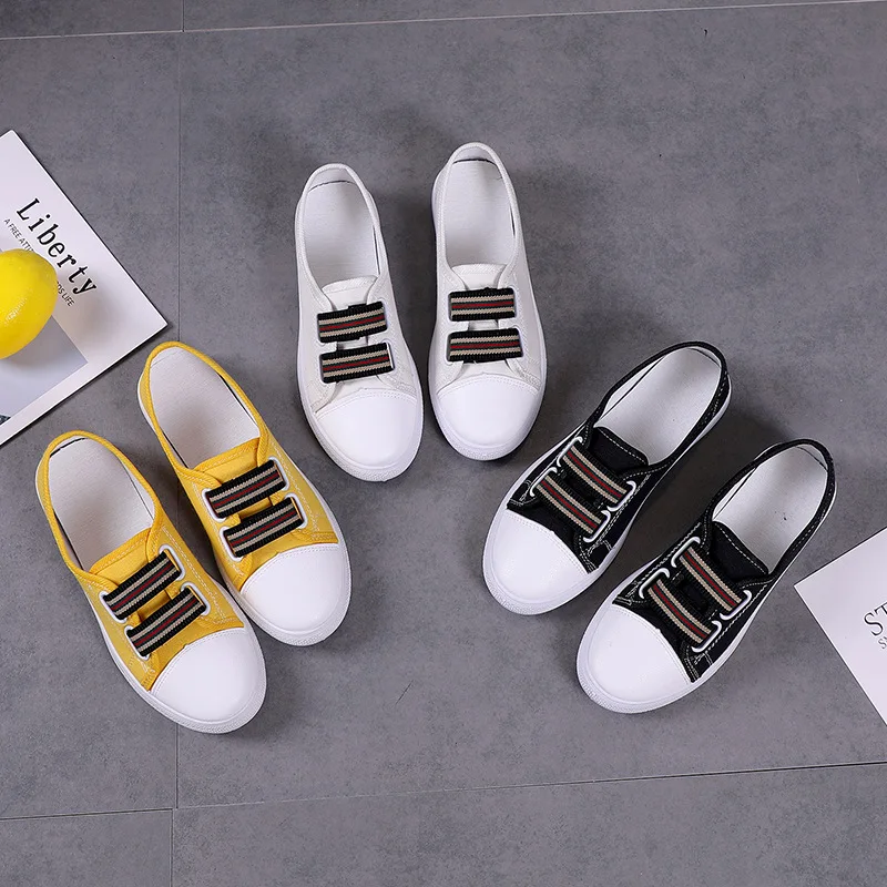 

Женские эспадрильи, плоская подошва, повседневная обувь в Корейском стиле, белые, модель 2019