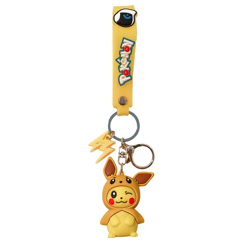 

New Pokemon Keychain Action Figure Cartoon Anime Doll Key Chain Ring Car Key Pendant Bags Ornaments Pokmon Childrens Gifts