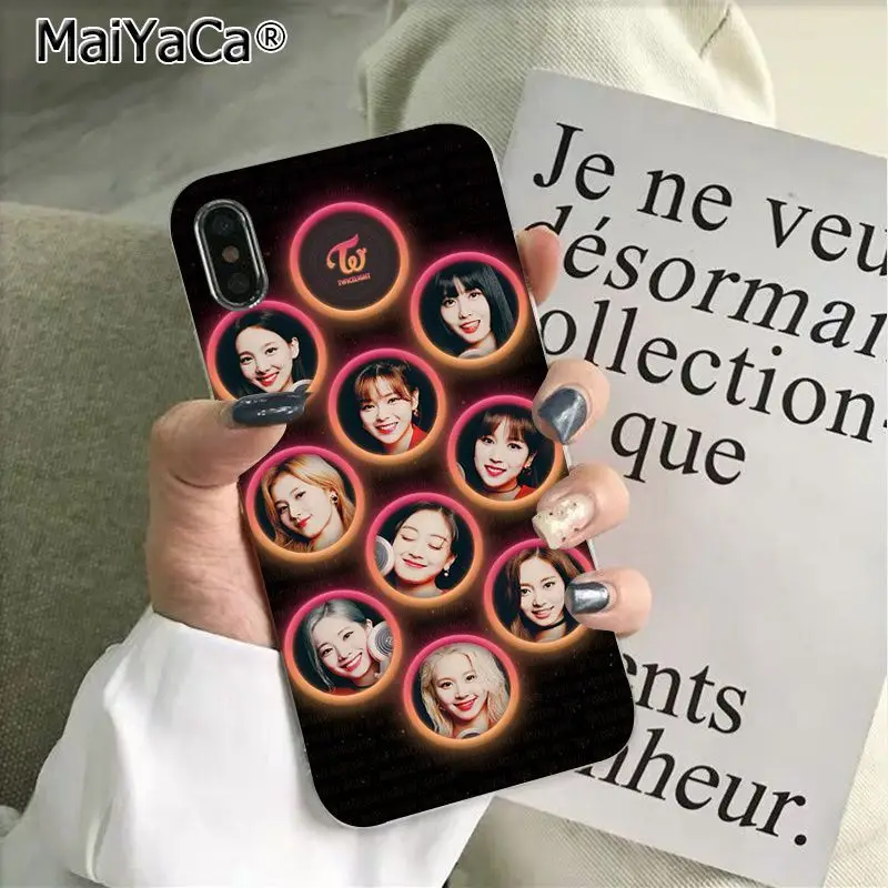 MaiYaCa Twice Mina Momo Kpop Новое поступление Модный чехол для телефона для iphone 11 pro 8 7 66S Plus X 5S SE XS XR XS MAX