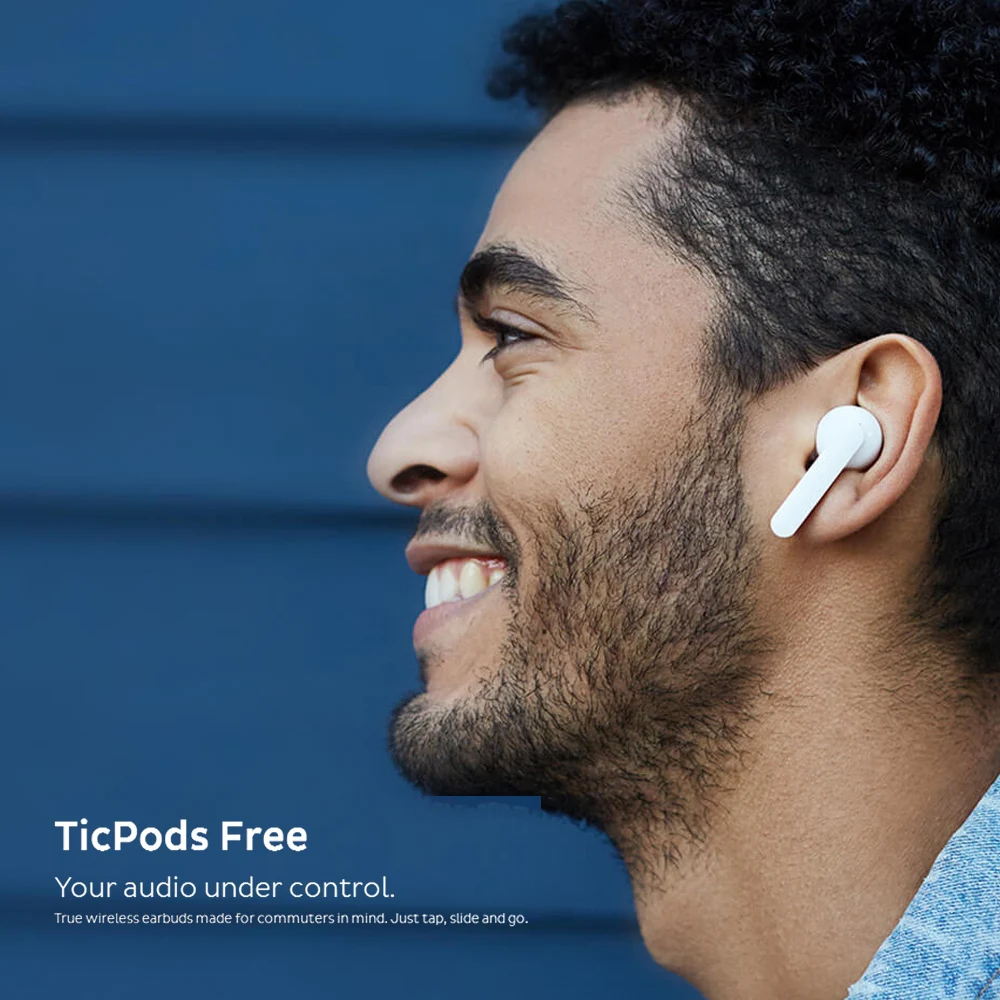 TicPods Free True беспроводные наушники TWS наушники беспроводные BT наушник с микрофоном помощник шумоизоляция IPX5 Водонепроницаемый с микрофоном