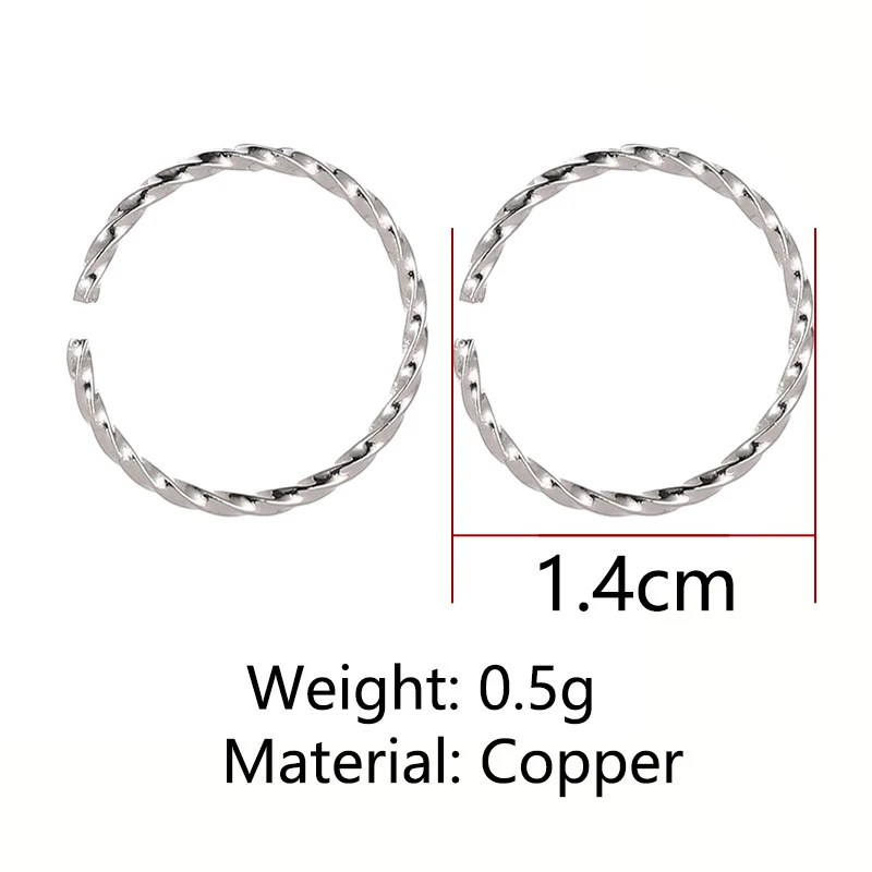 Маленькие серьги-кольца 14 мм для женщин рандомные серьги из сплава мужчин
