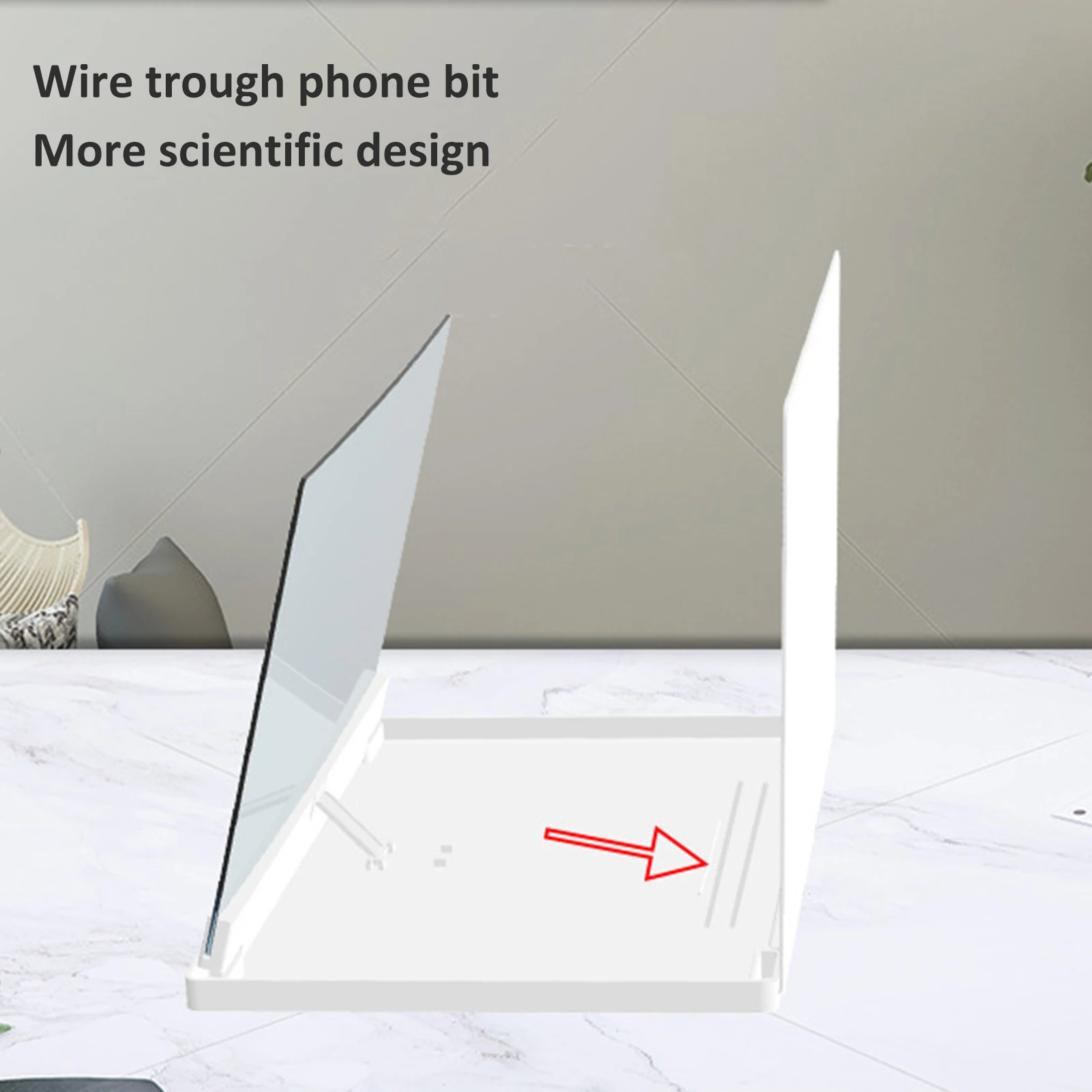 3D увеличитель для экрана телефона усилитель складной дизайн HD увеличение видео