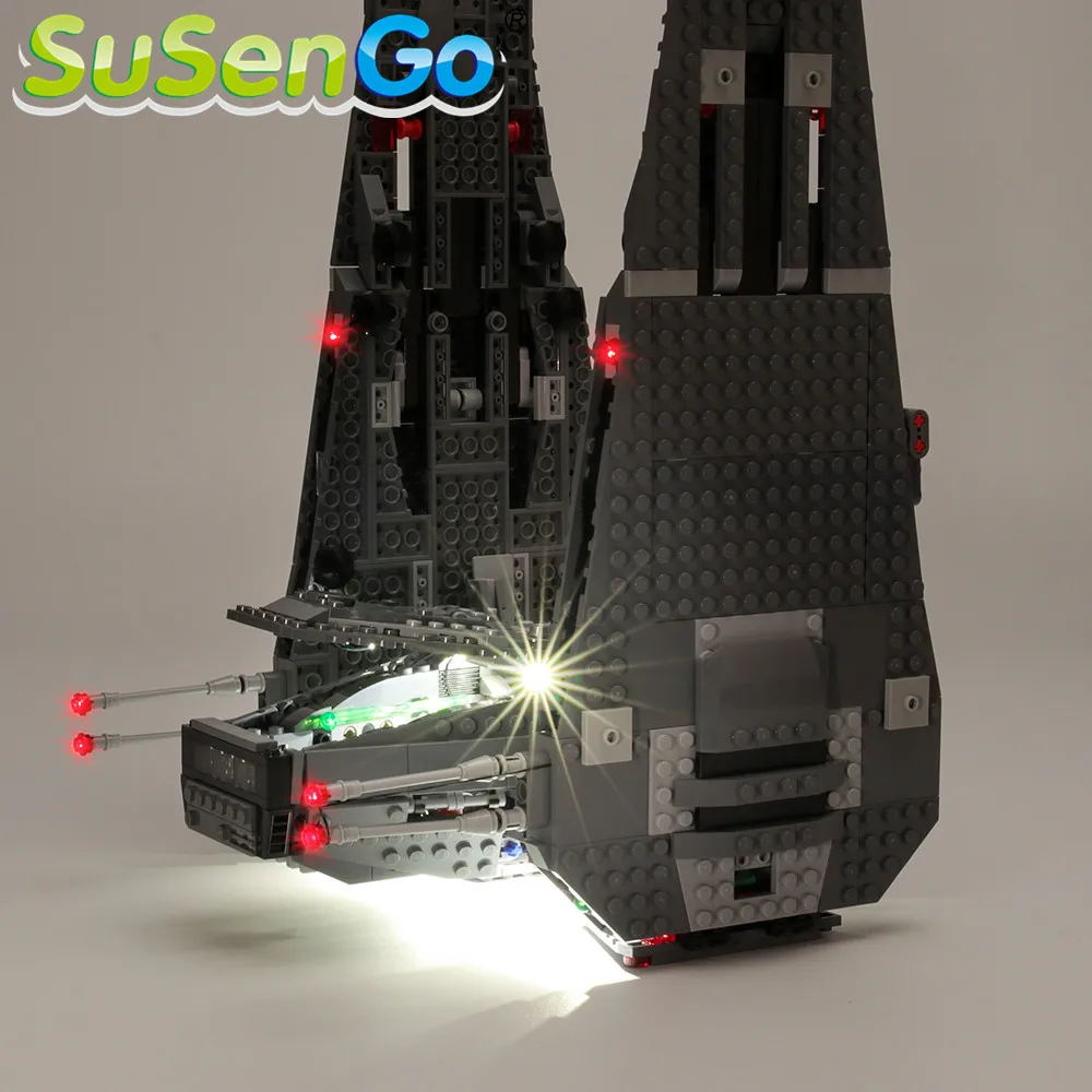 Комплект светодиодсветильник susenco для командного корабля 75104 Kylos Ren' s совместим