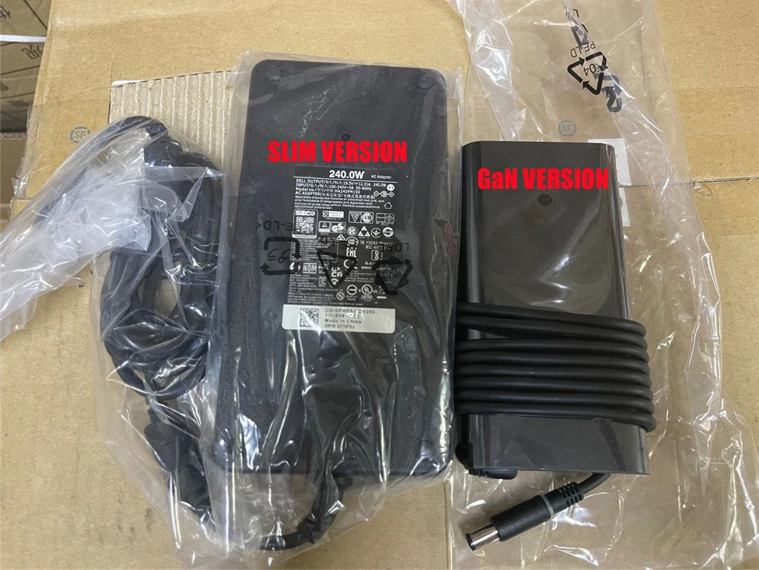 Оригинальное зарядное устройство GAN 19 5 в 240 А Вт адаптер переменного тока для DELL