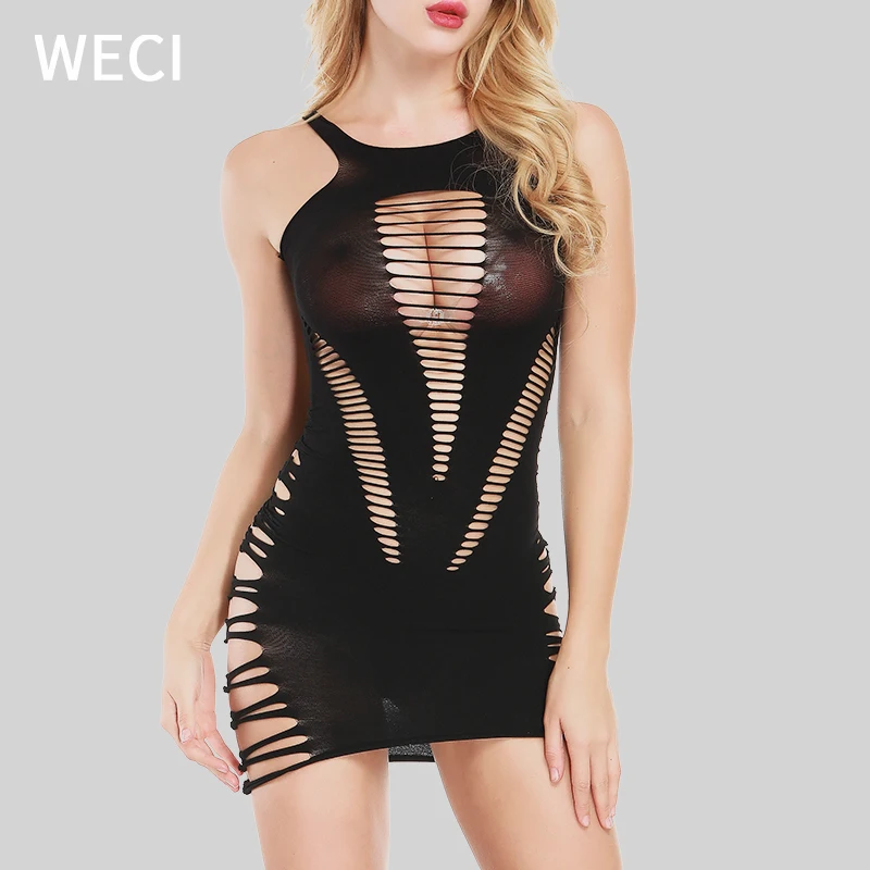 Сексуальное платье WECI порно сексуальное нижнее белье прозрачный эротический