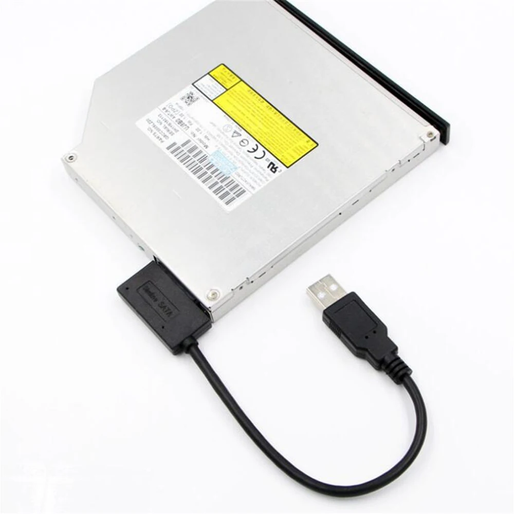 Адаптер SATA 13 Pin конвертер на USB 2 0 Кабель-адаптер Sata для ПК 6P 7P CD DVD Rom ноутбука |