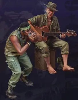 Модель из смолы 1/35 года строительный комплект фигурка Вьетнамская война 2