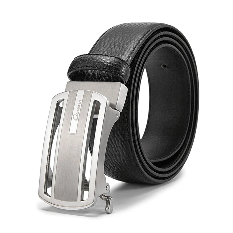 

2020 CIARTUAR new design for men belt high quality genuine leather first layer for trouser suit automatic buckle free shipping