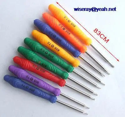 dhlems 450pcs plastic handle screwdriver tools for mobile phone tablet maintenance repair a7 free global shipping