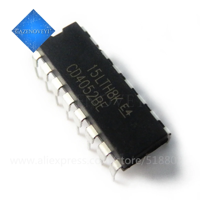 1 шт./лот CD4052BE HEF4052BP CD4052 HEF4052 DIP-16 в наличии | Электронные компоненты и