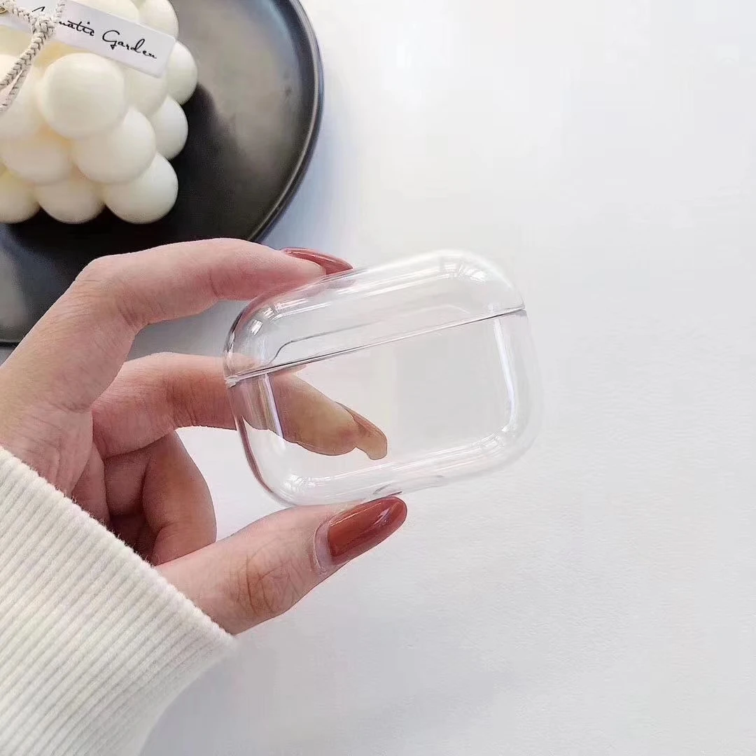Для Apple Airpods Pro Чехол 3D милый мультяшный силиконовый чехол для наушников для Airpod 3 Чехол Для Air Pods Pro Портативный брелок - Цвет: transparent