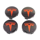 Color Wheel Cap 4pcs 3 Stainless Steel Wheel Center Caps Hub Cover Emblem 20 Pcs Wheel Lug Nut Covers For Tesla Model 3 S X