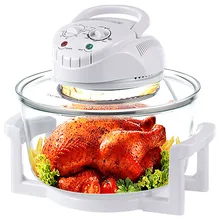 Electric Oil-Free Fryer Without Oily Smoke Large Capacity French Fries  Air Fryer  Smoke-free Roasted Whole Chicken  Grill