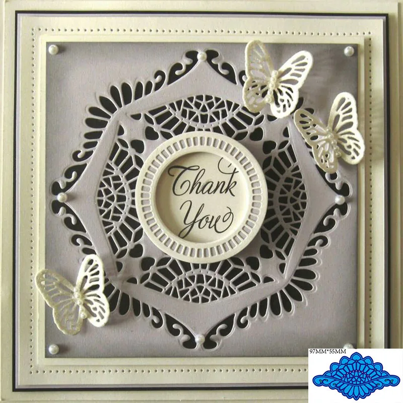 Многогранные штампы для скрапбукинга с кружевом металлические резные новинка 2018