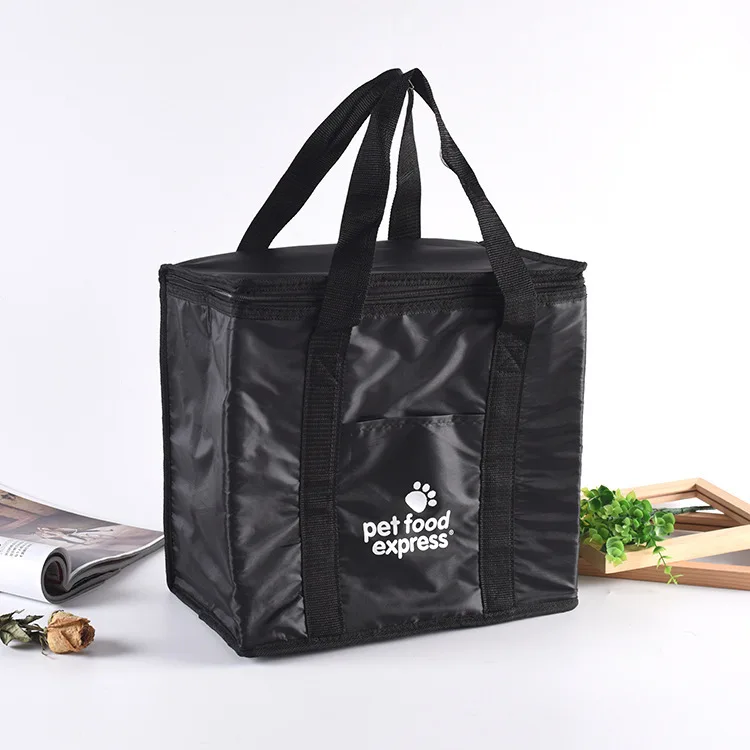 29L black nylon cooler bag thermal lunch picnic drinks meal insulated carrier cool ice pack vehicle insulation handbag | Багаж и сумки