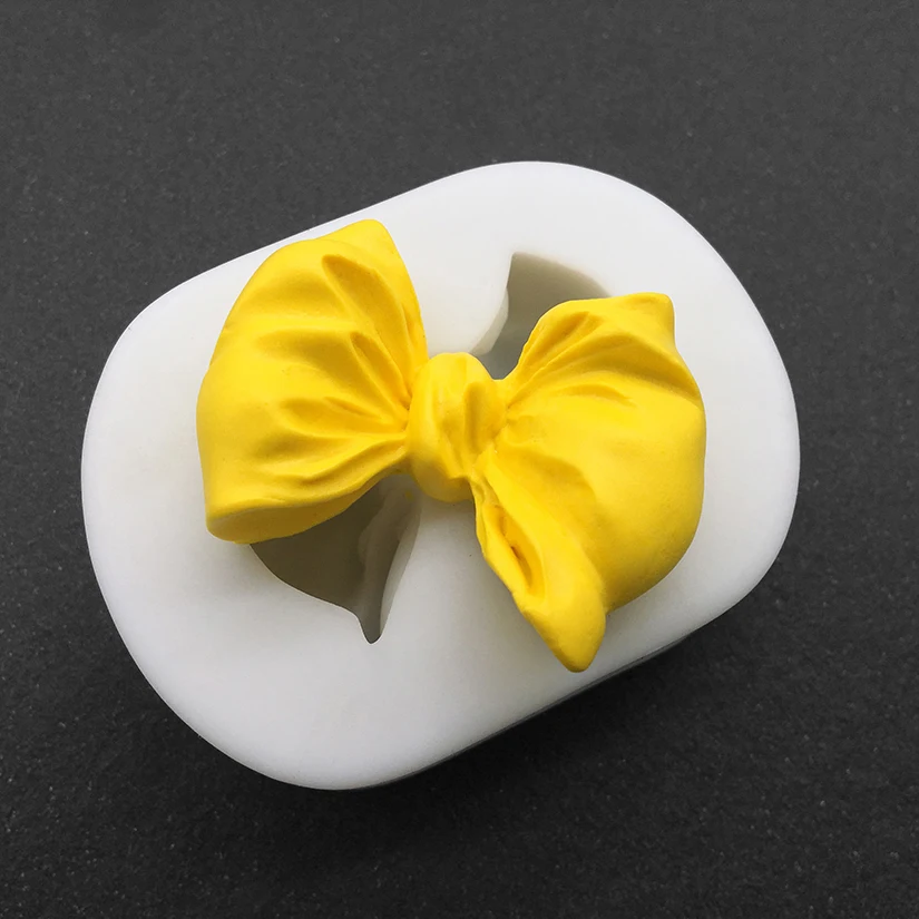 

10 шт./лот силиконовая форма в виде банта, инструменты для украшения тортов из мастики, выпечки кексов