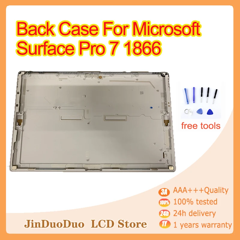 Original New Back Cover Housing For Microsoft Surface Pro7 1866 Pro7 plus1960 Rear Housing Cover Replacement Part Door Case