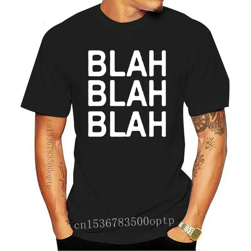 

BLAH pocket letter print Women tshirt Cotton Casual Funny t shirt For Lady Yong Girl Top Tee Hipster Drop Ship S-397