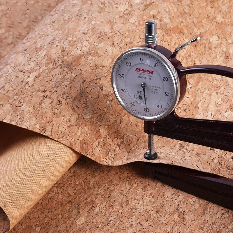 90x140 см Натуральная пробка кожа ткань с текстурой древесины мягкий материал для