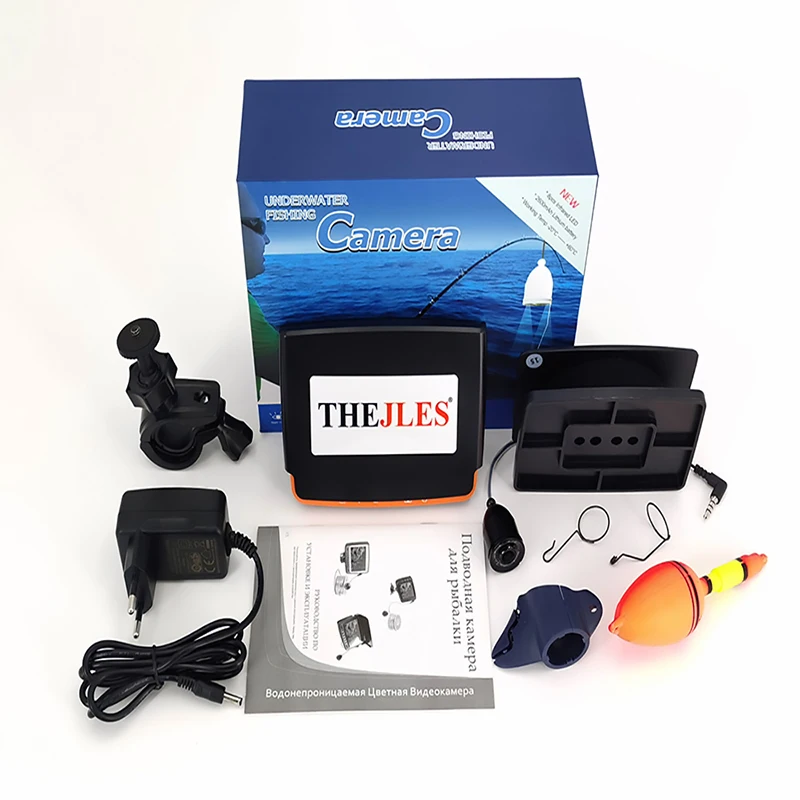 Goods for Winter Fishing Camera Live Fish Finder Wireless 15M 30M 4.3&quot IPS LCD Cable Underwater Bite Alarm | Спорт и развлечения