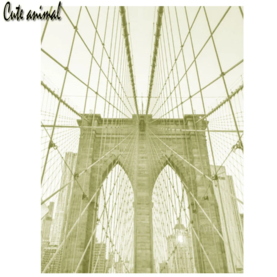 

Алмазная картина Нью-Йорк Бруклинский мост Пейзаж Вышивка крестом полная дрель квадратная Алмазная вышивка Алмазная мозаика рукоделие