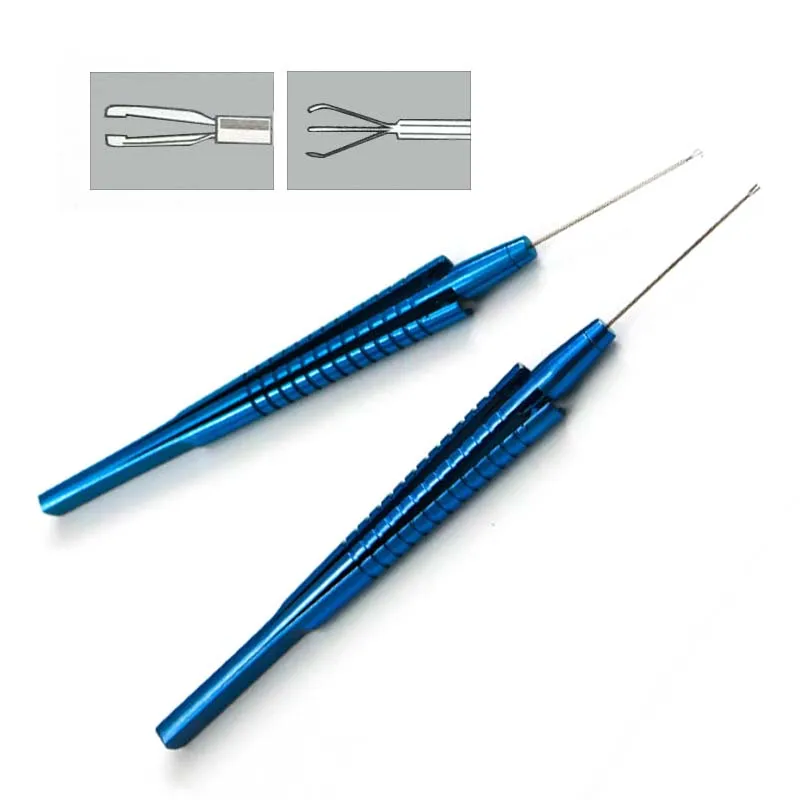 ophthalmic Virtreo-Retinal forceps Capsulorhexis Forcep Titanium surgical Instruments