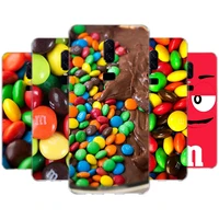 mms chocolate food case for oneplus one plus 1 9r 9 8t nord 8 lite 7t 7 pro 6t 6 5t 5 transparent silicone cover coque